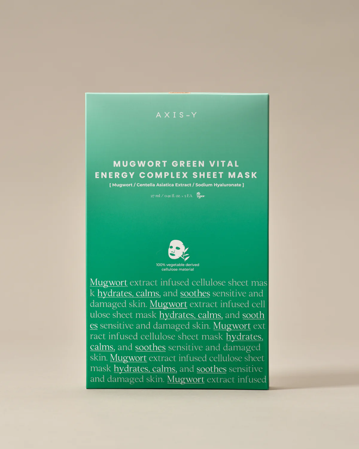 AXIS-Y 61% Mugwort Green Vital Energy Complex Sheet Mask