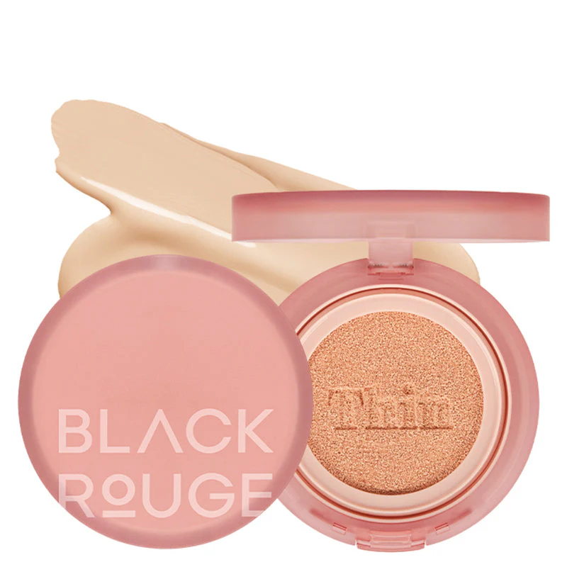 Black Rouge Thin Layer Velour Cushion (exp 11/2025)